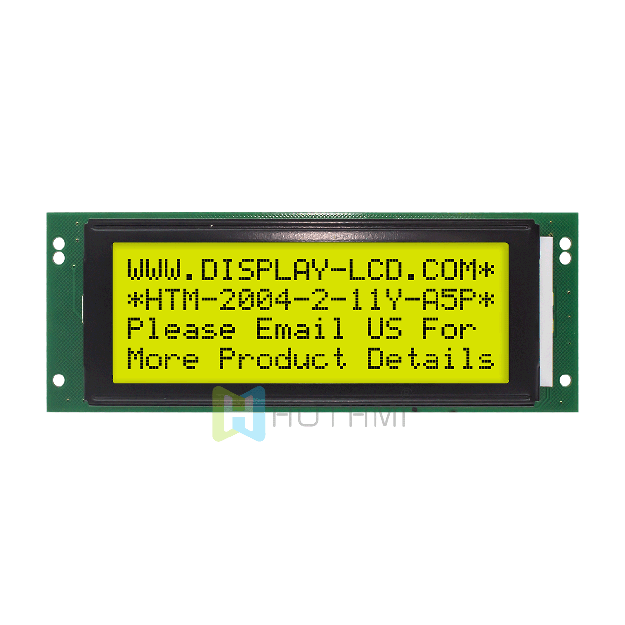 20 x 4 Character LCD Module | STN+ With Yellow-Green Backlight