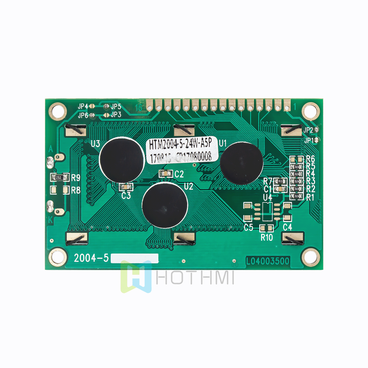 4X20 character LCD module/STN positive display monochrome/yellow-green backlight/Arduino/transflective LCD display/3.3v/5.0v