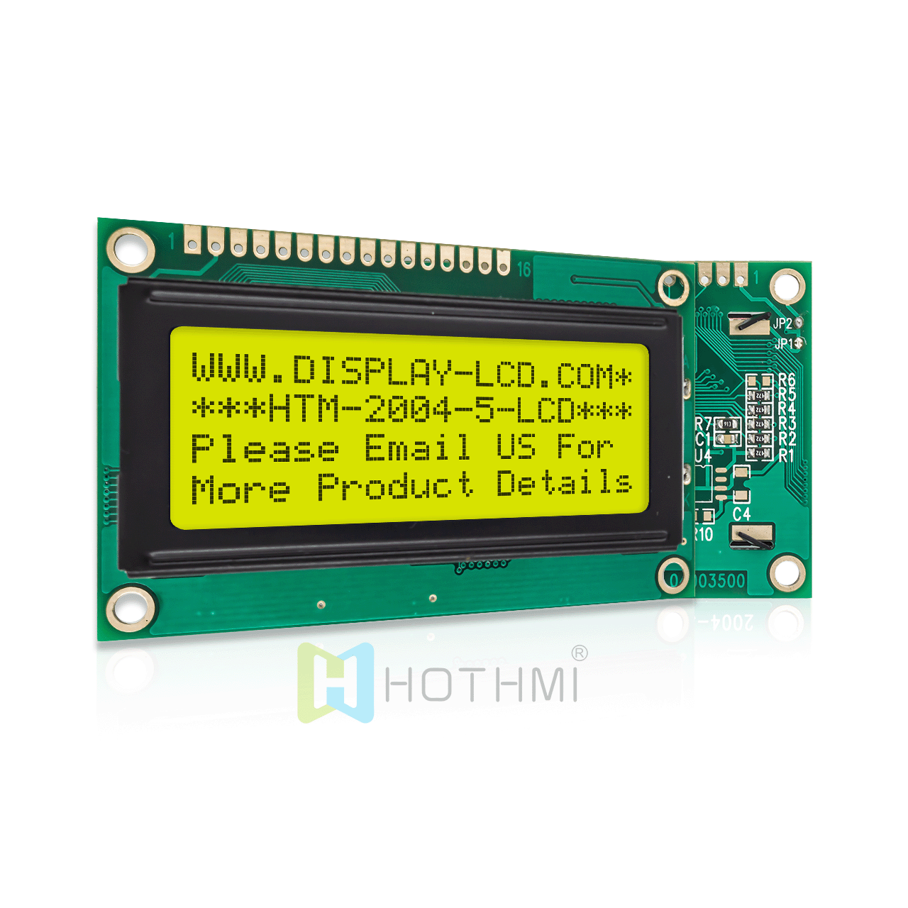 4X20 character LCD module/STN positive display monochrome/yellow-green backlight/Arduino/transflective LCD display/3.3v/5.0v