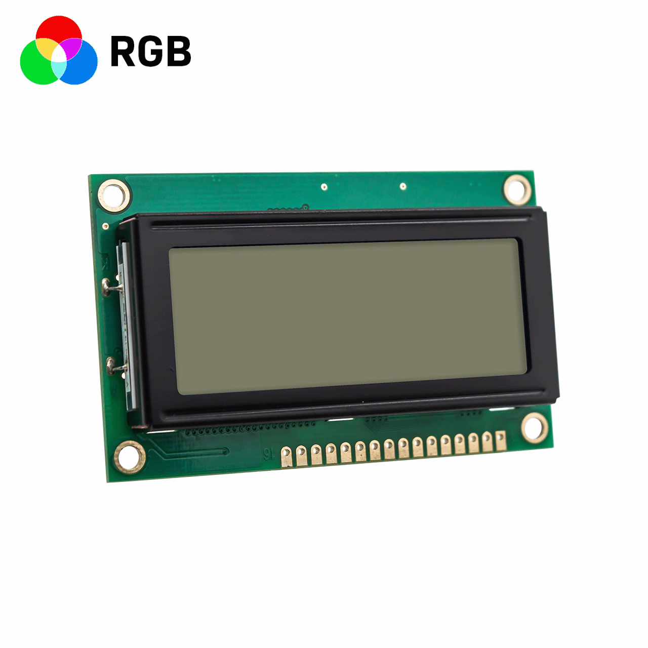 4X20 character LCD module/ monochrome FSTN positive display/RGB backlight/Arduino/full transflective LCD display