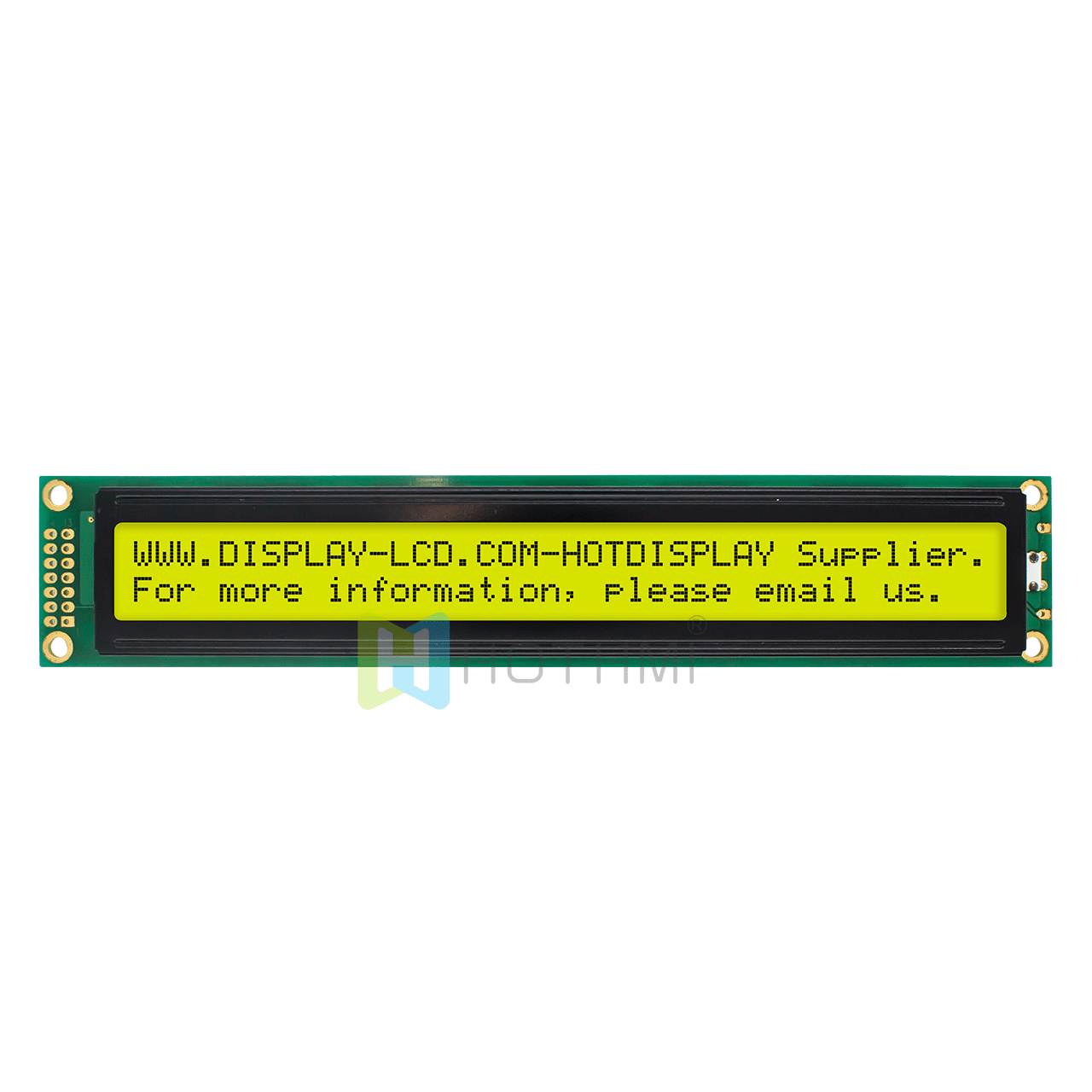 40x2 Character LCD Module | STN (+) With Yellow-Green Backlight