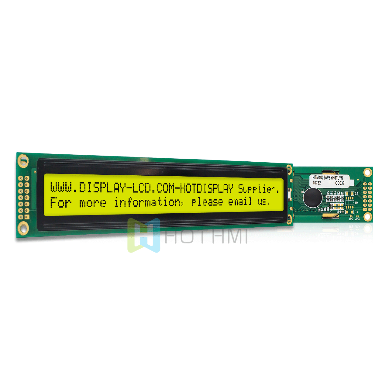 40x2 Character LCD Module | STN (+) With Yellow-Green Backlight