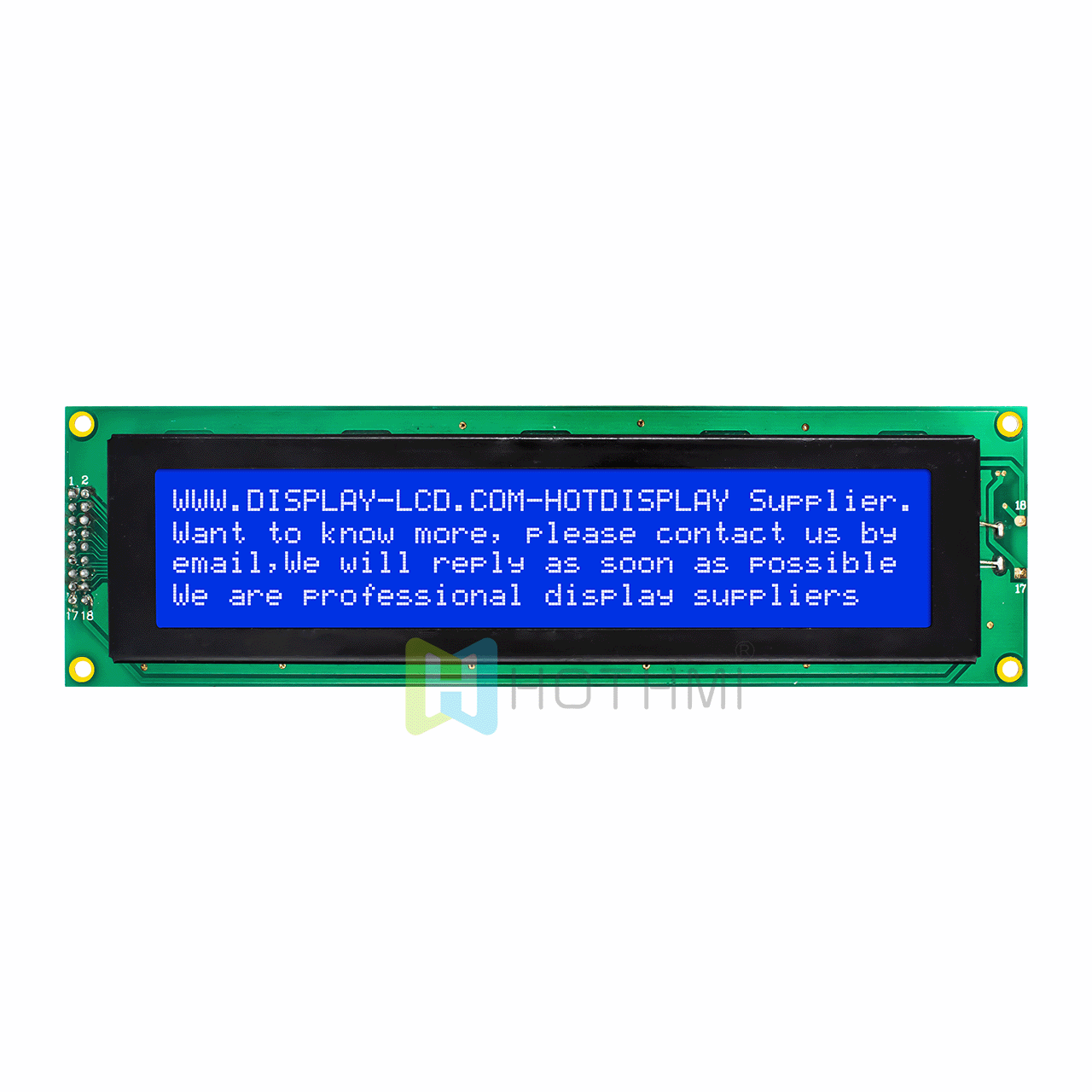 40X4 Character LCD Module | STN(-) With White Backlight For Arduino