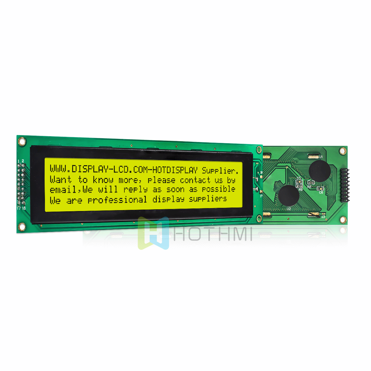 4X40 Character LCD Modules | STN+ With Yellow-Green Backlight ST7066U