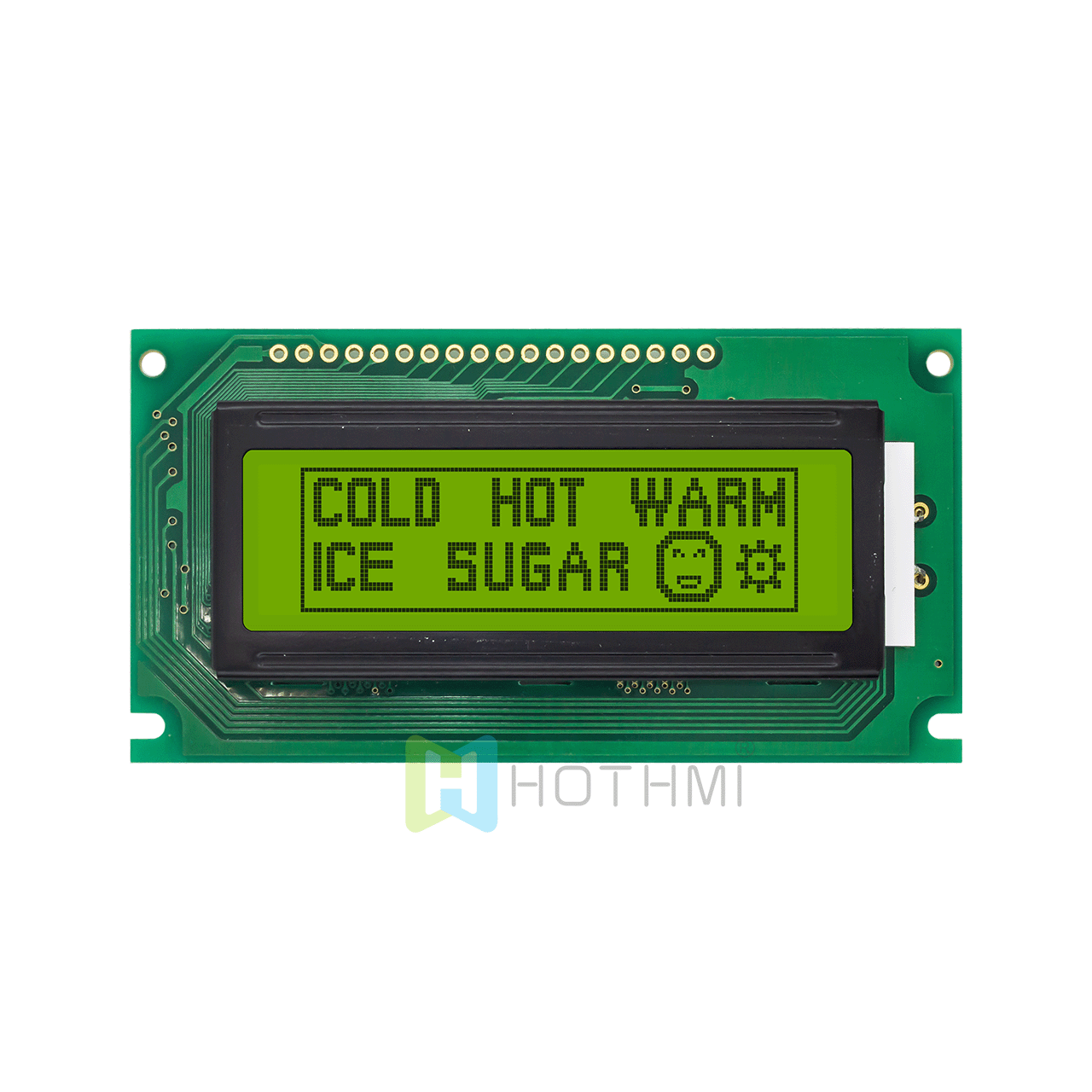 2.5"122X32 Graphics Monochrome LCD Module | STN+ Display with Yellow-Green Side Backlight | Arduino | 5.0V