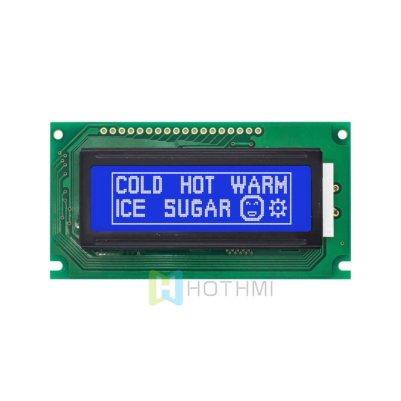 2.5"122X32 monochrome graphic LCD display | STN (-) display with white side backlight | Arduino  
