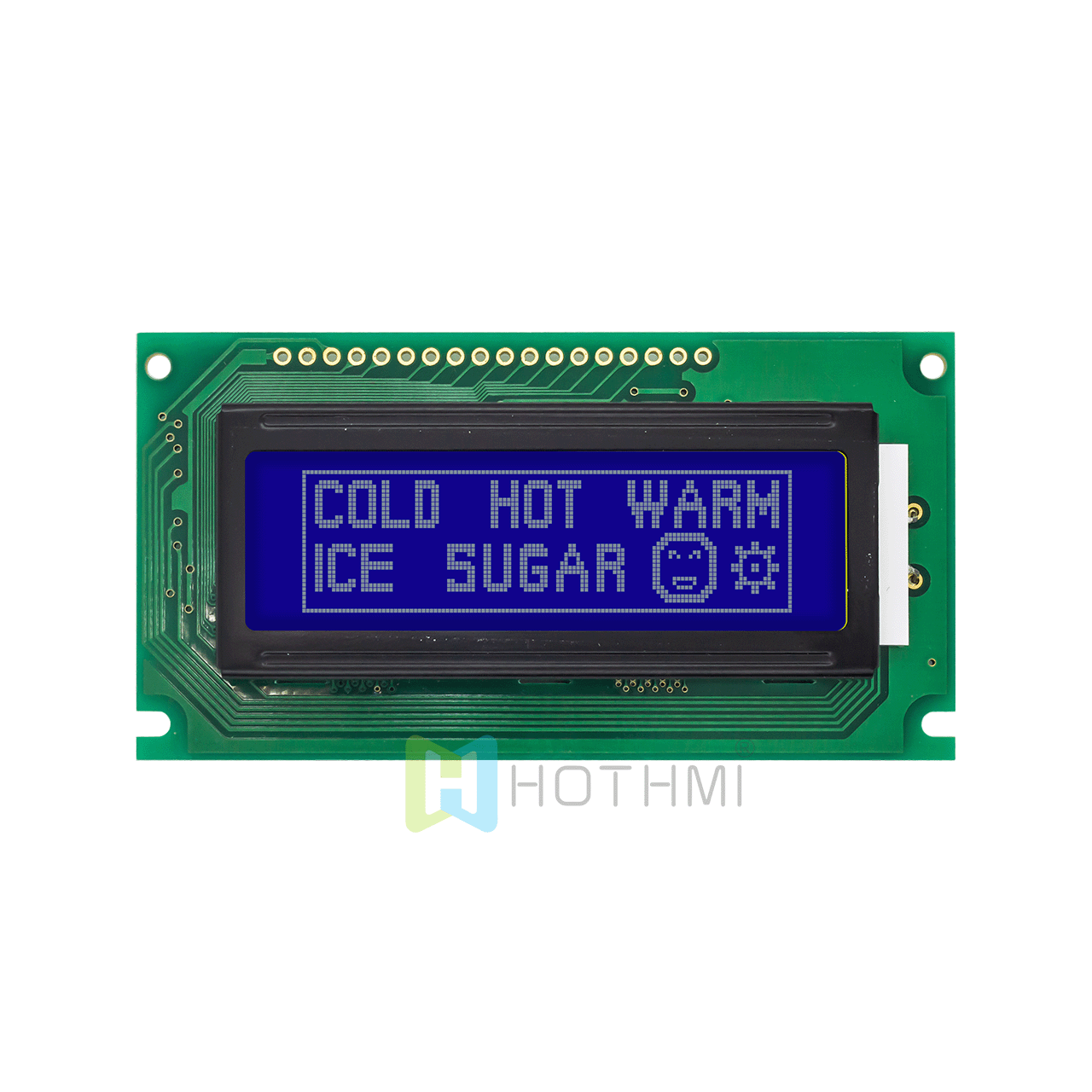 2.5"122X32 monochrome graphic LCD display | STN (-) display with white side backlight | Arduino  