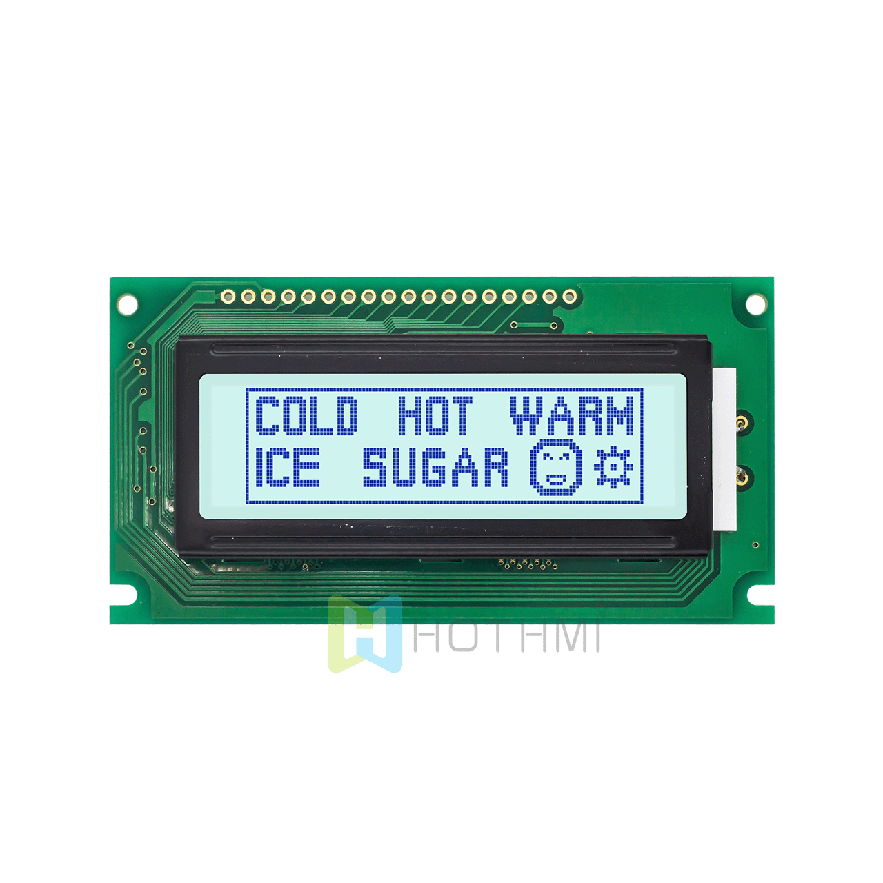 122x32 Graphic LCD Module | DFSTN-Black Display With White Backlight