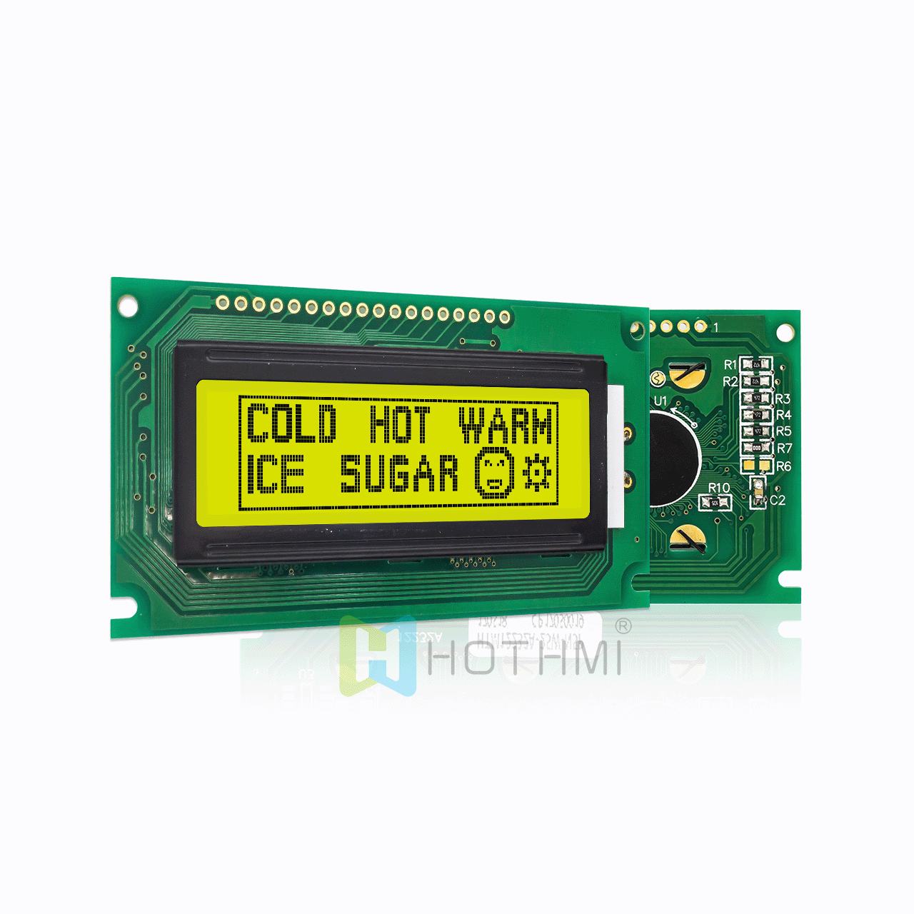 2.5"122X32 Graphic LCD | STN positive display with yellow-green side backlight | Arduino | Transflective display | ST7920 controller | 5.0V
