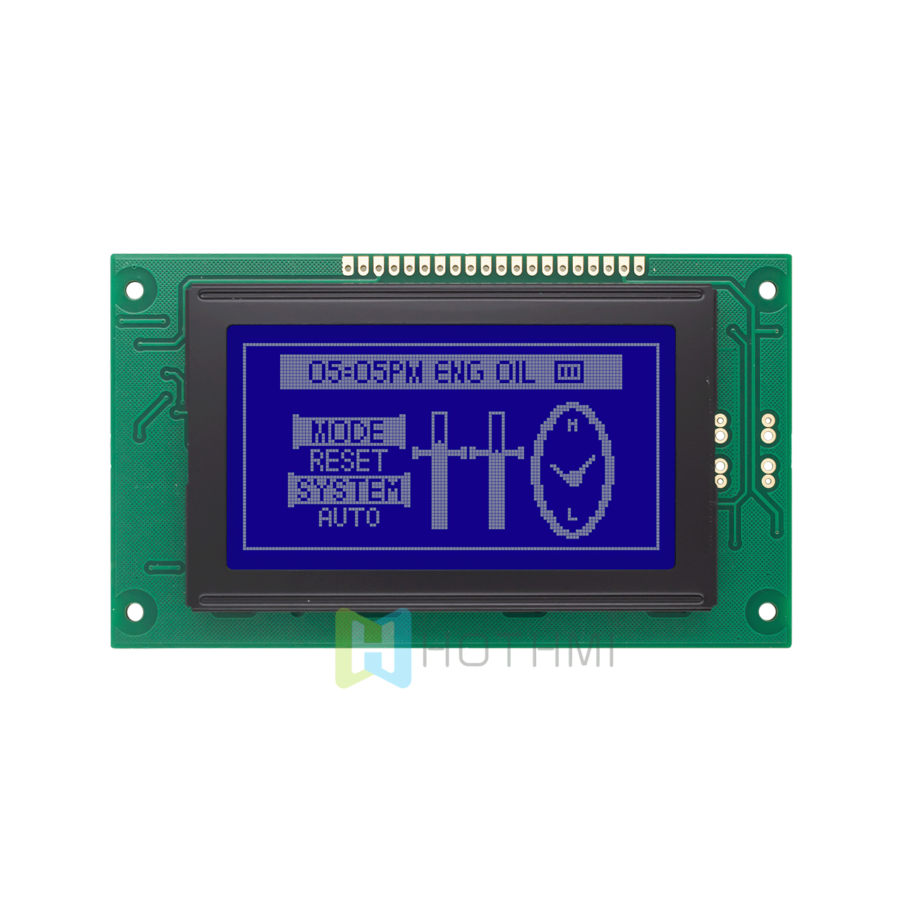 3.2"128X64 Graphic LCD Module | White Backlight | STN(-) | Arduino |Transmissive Polarizer