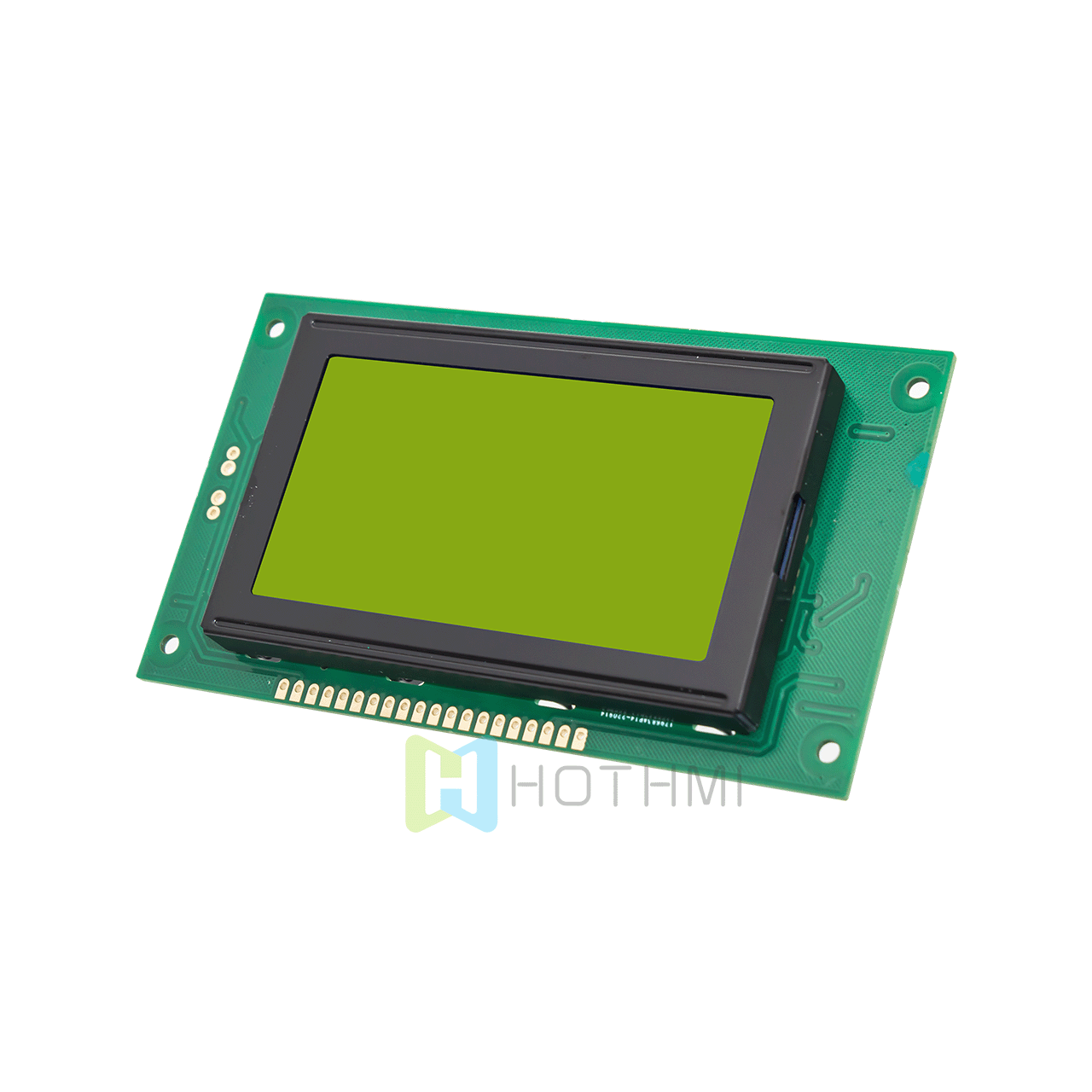 128x64 Graphic LCD Module With Yellow-Green Backlight