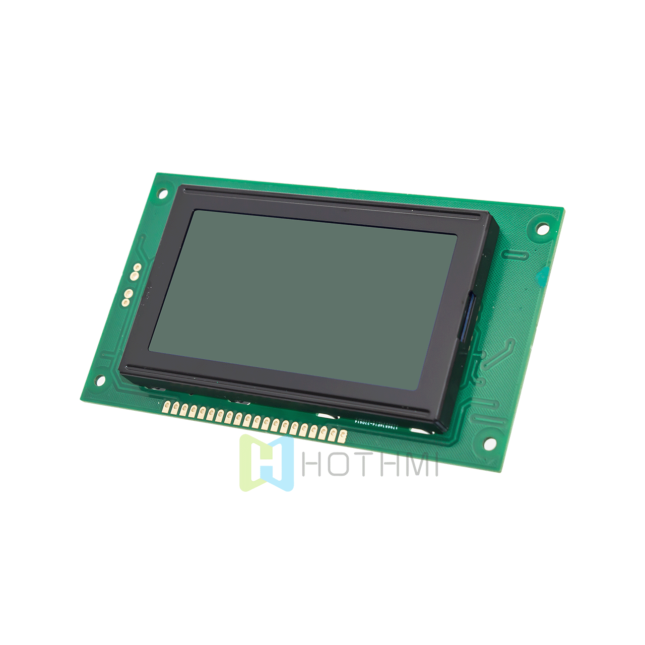 3.2"128X64 monochrome graphic LCD module | with yellow-green backlight | STN gray positive display | MCU interface or custom interface | Arduino | 5.0v