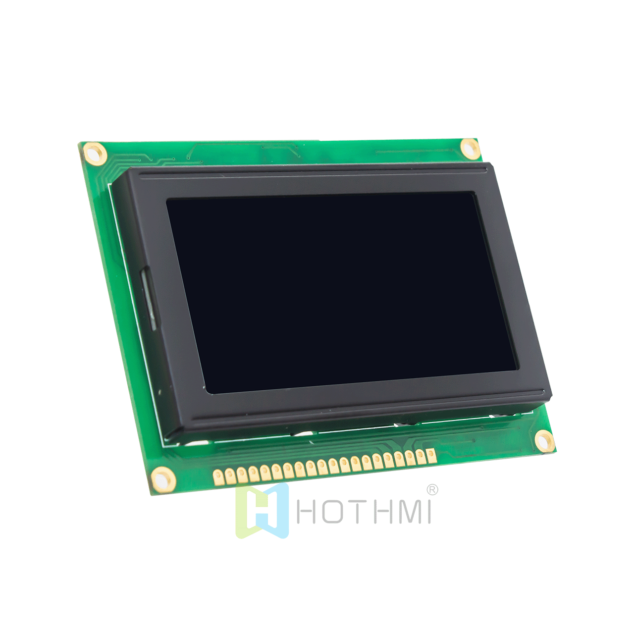 3.2 inch black graphic display/128x64 graphic LCD module / DFSTN negative white backlight/KS0108+KS0107 or compatible/5.0v/transflective polarizer