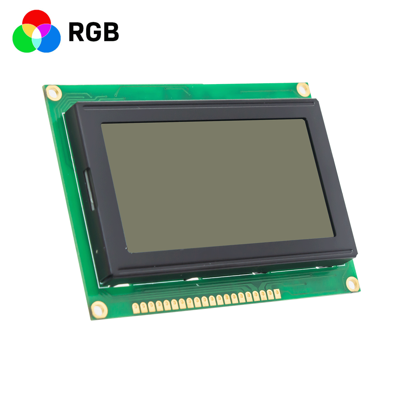 3.2"128x64 mode/graphic COB LCD module/FSTN positive display/KS0107+KS0108 or compatible