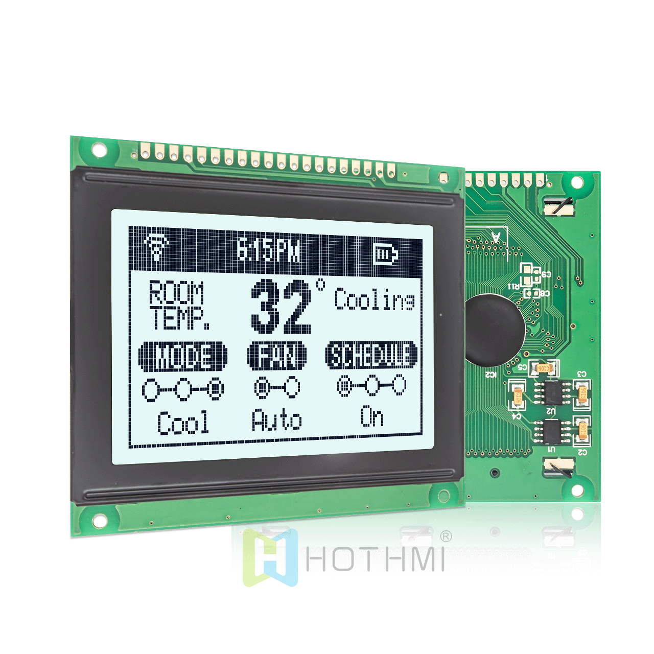 128x64 Graphic LCD Display Module | FSTN+ With White Backlight For Arduino