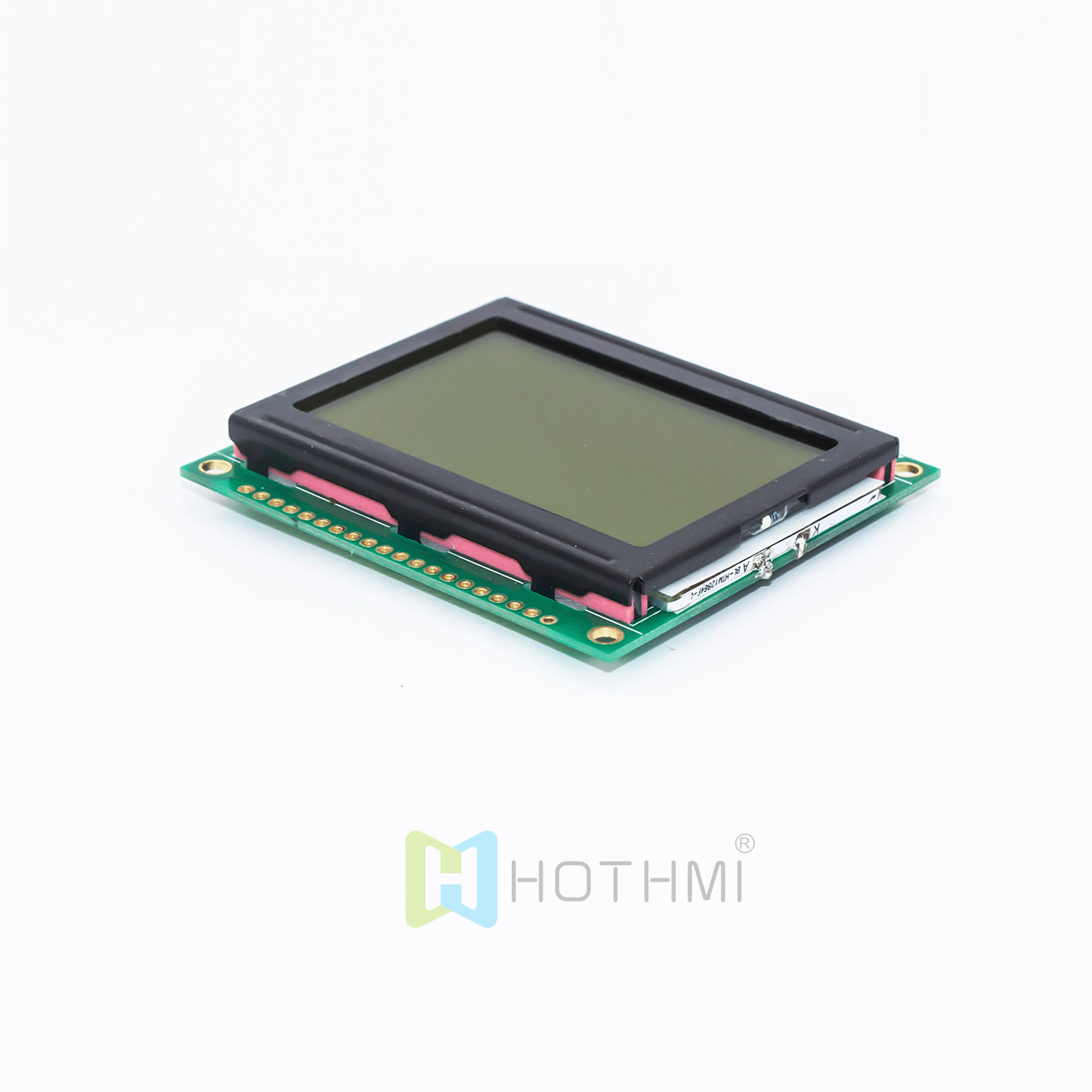 2-inch display module | 128 x 64 graphic LCD COB module | KS108 | FSTN positive display | White background with gray text