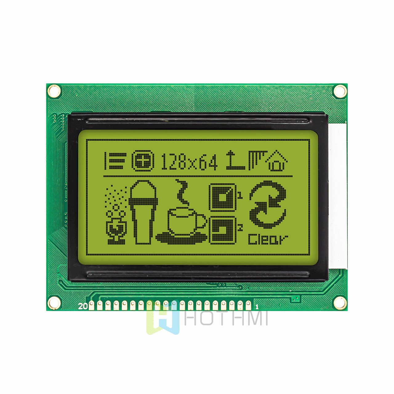 3.2" Graphic 128x64 LCD | ST7920 | Graphic LCD Display Module | 5.0v | Arduino