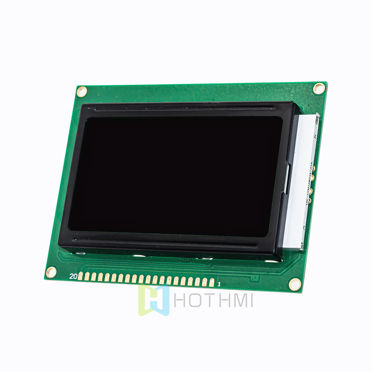 3.2 inch Black 128x64 Graphic LCD Display Module | DFSTN Negative Display | ST7920 | Arduino