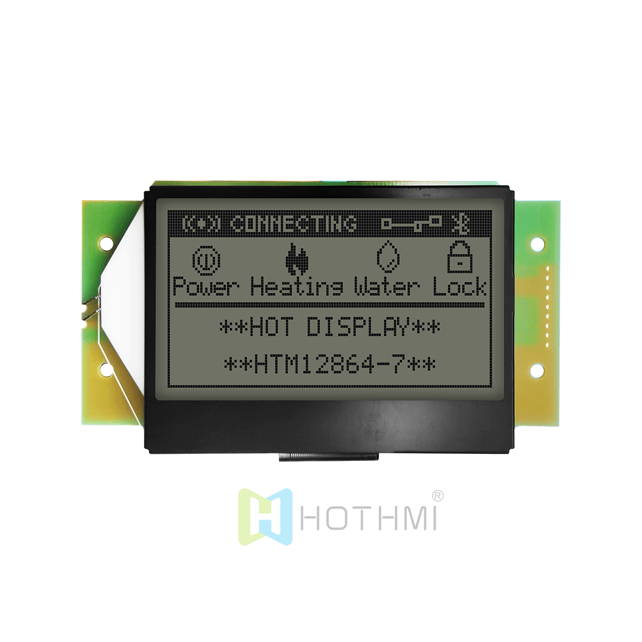 3 inch 128x64 graphic LCD Display module with black on white