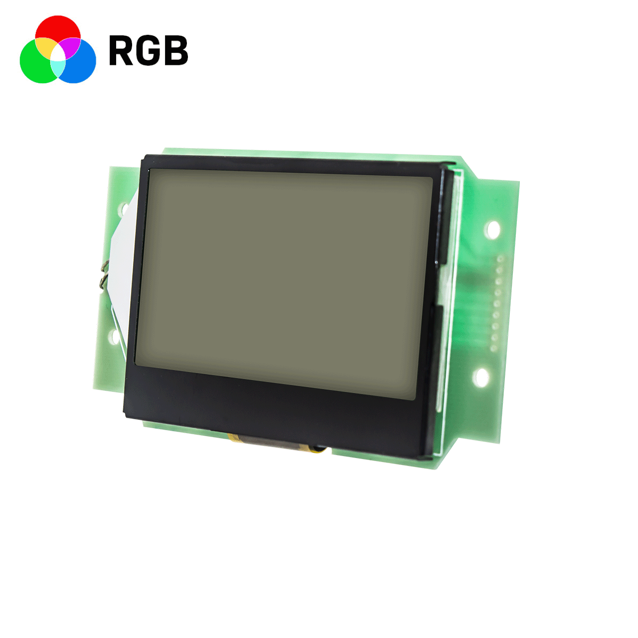 3.0-inch red, green and blue graphic LCD module|128x64 graphic display LCD module | FSTN+ yellow-green backlight|ST7565R controller|transmissive polarizer