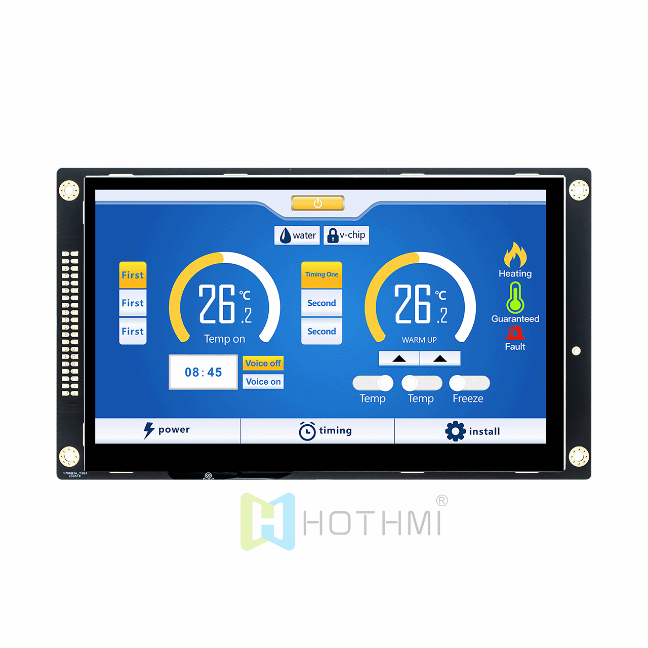 7" TFT LCD Display Module | 1024x600 Resolution With Capacitive Touch