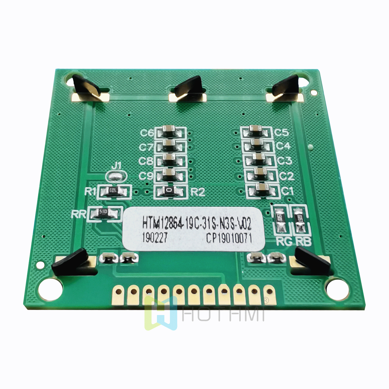 1.7-inch 128 x 64 LCD graphic display | FSTN positive display gray text on white background | SPI interface