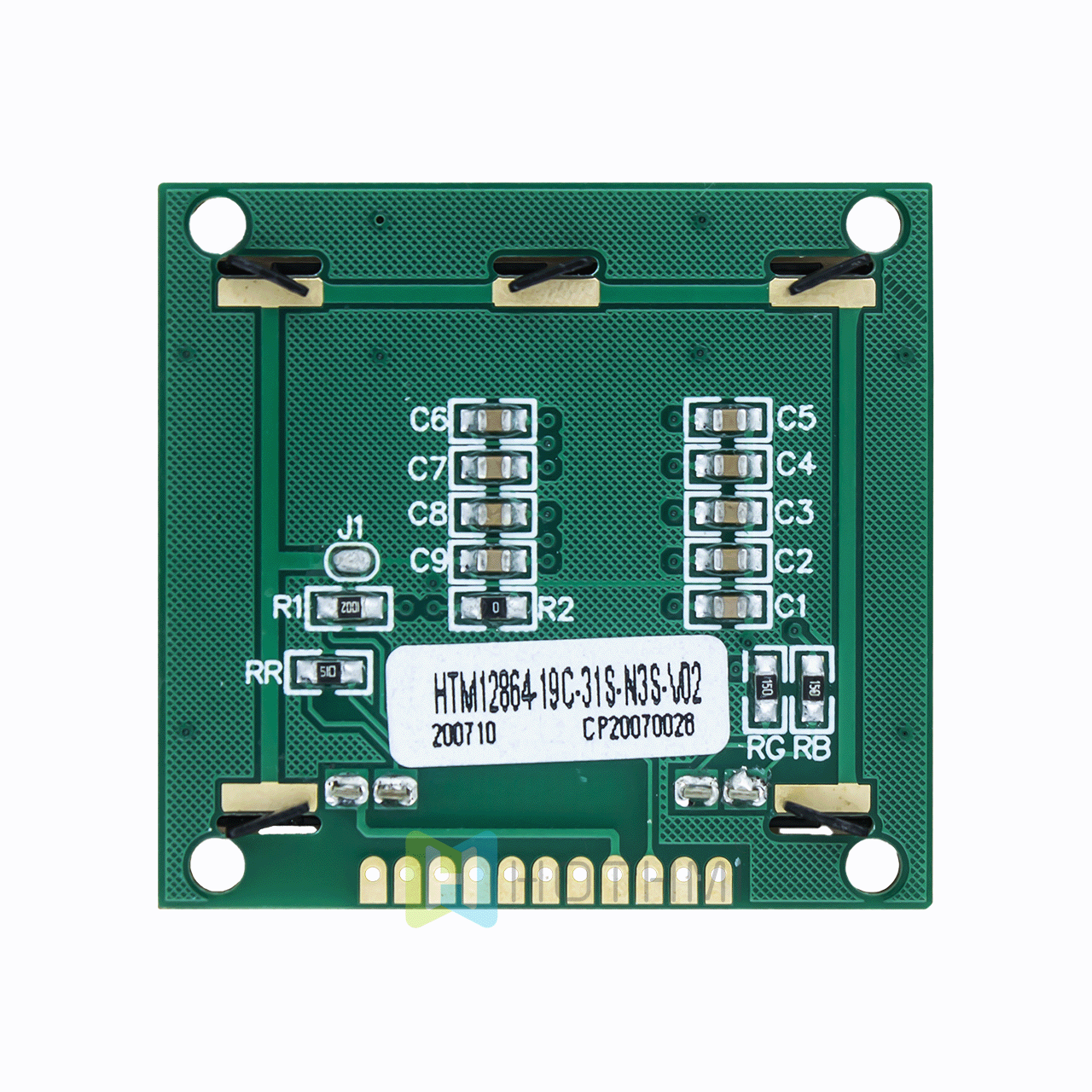 1.7 "128 x 64 LCD graphic display module with STN(+) yellow-green backlight |for Arduino