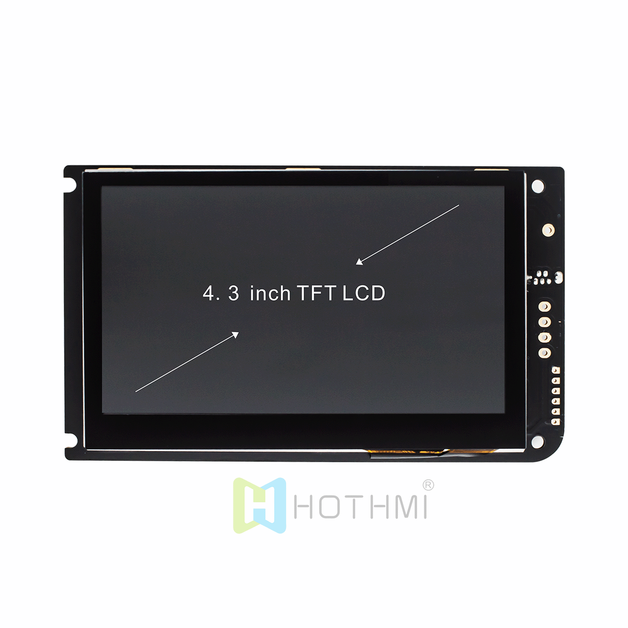 4.3-Inch Smart TFT LCD Display Module With Capacitive Touch Screen For Raspberry Pi