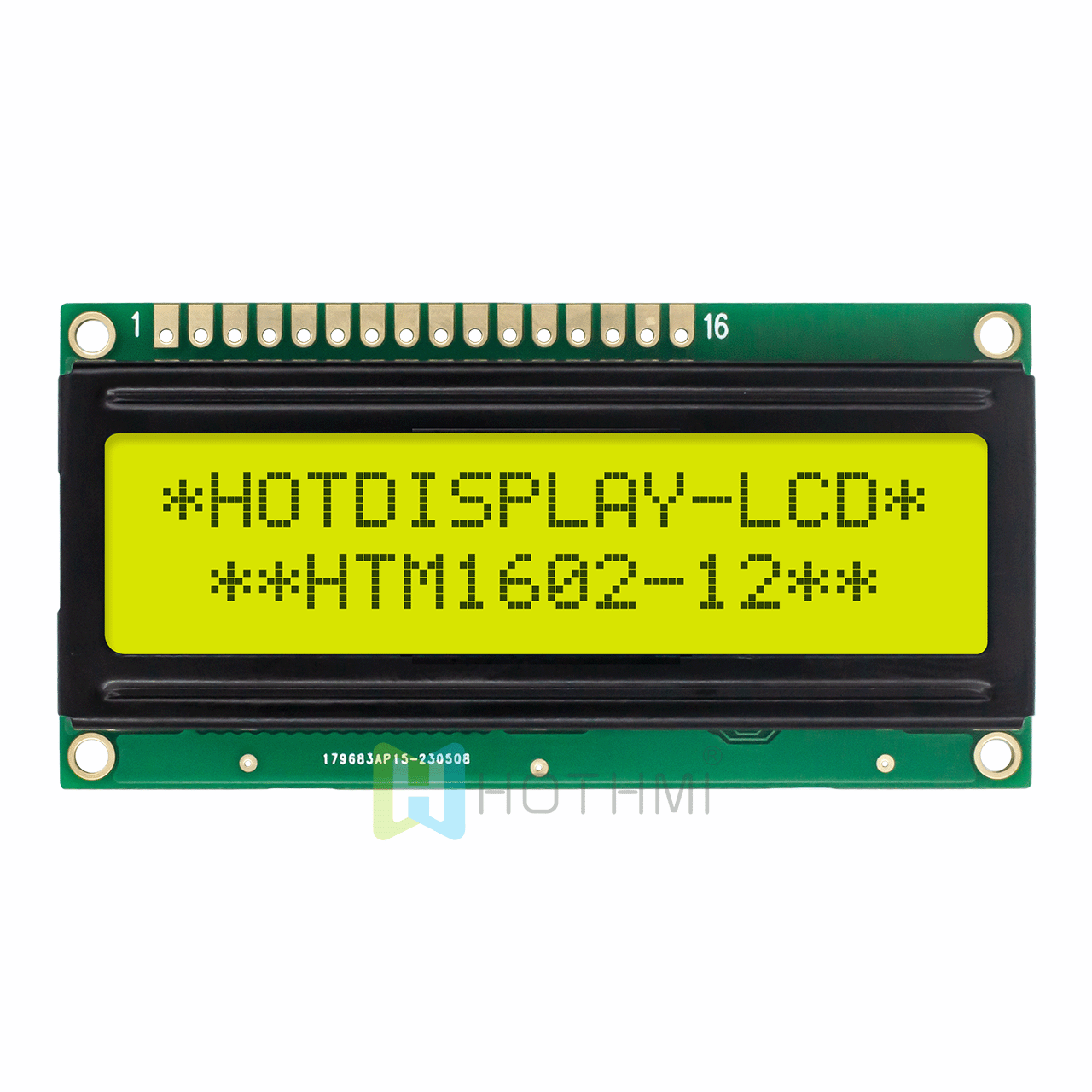 Character LCD Modules Yellow/Green 2X16 Backlight LCD with STN+ Yellow/Green Display Arduino display