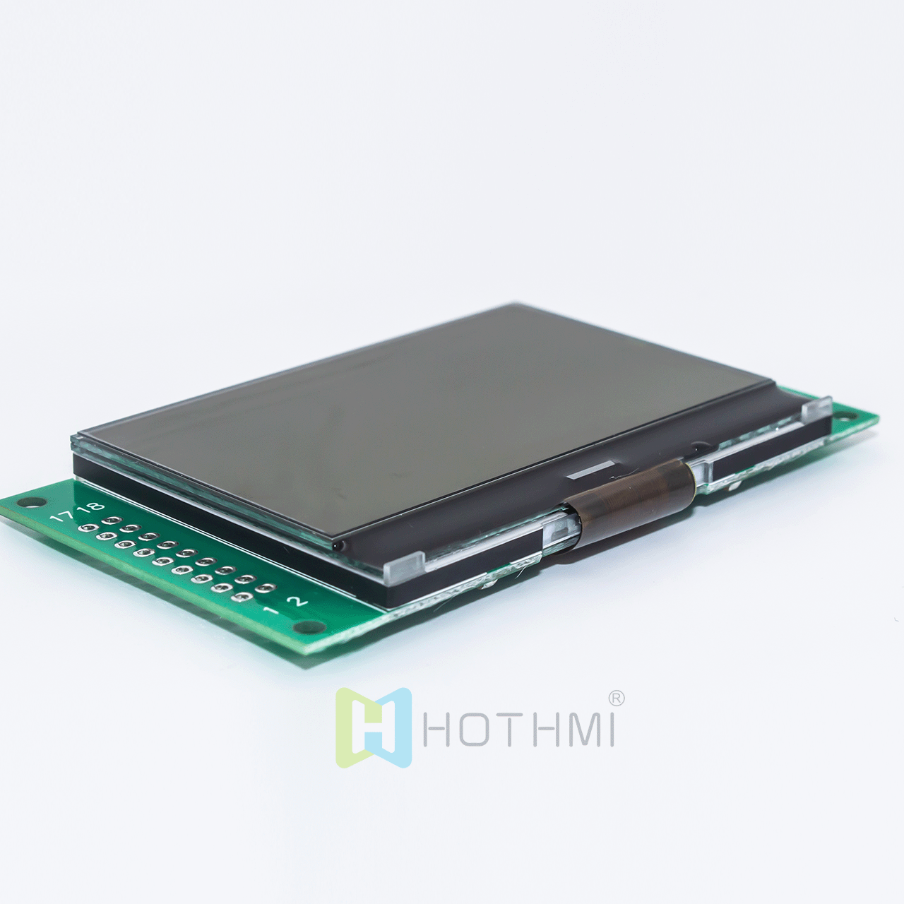 2.4 inch 132x64 graphic lcd screen/64x132 graphic dot matrix lcd module/STN negative display/blue background with white characters