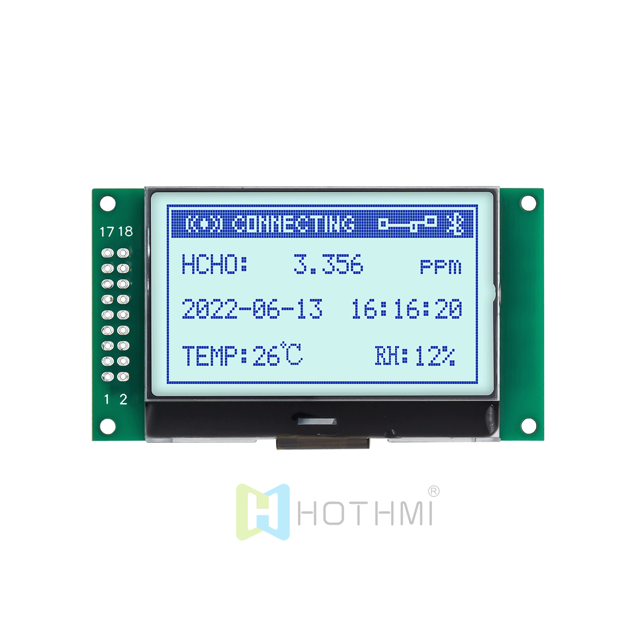 2.4 inch 132x64 Graphic LCD Display With White Backlight