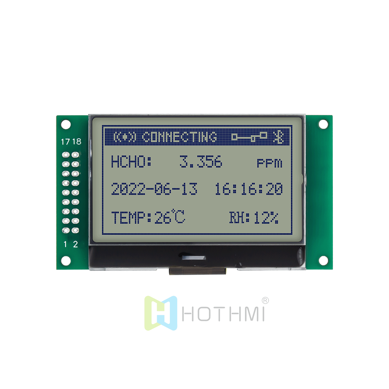 2.4 inch 132x64 Graphic LCD Display With White Backlight