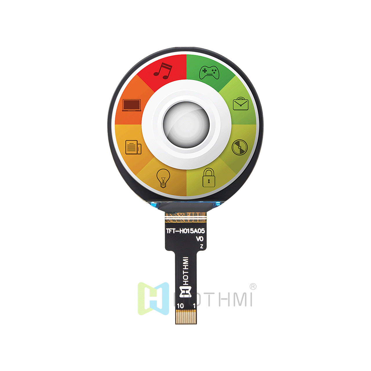1.5 Inch Round TFT LCD Display | 360x360 Resolution With ST77916 Controller