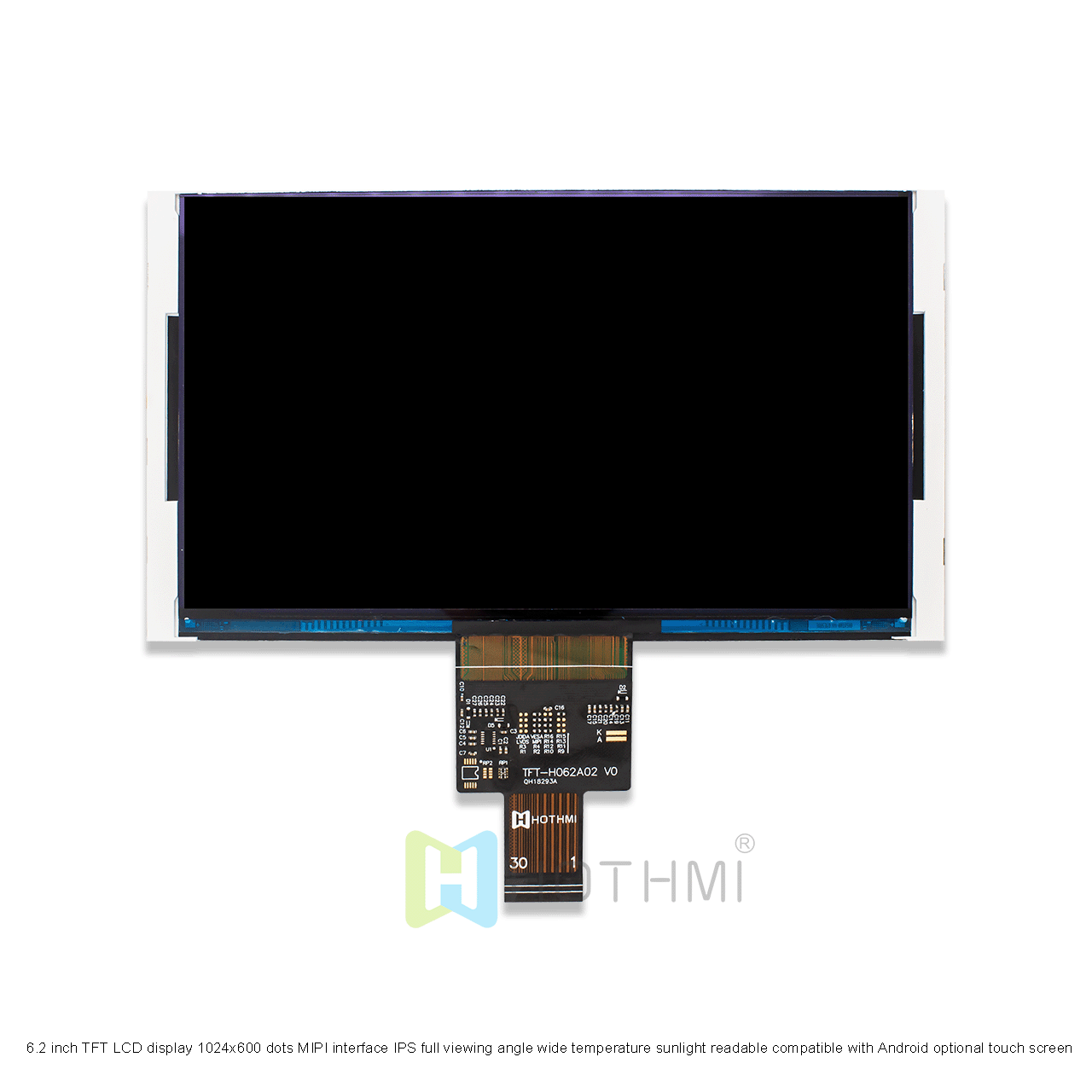 6.2 Inch High Brightness TFT LCD Display With MIPI Interface