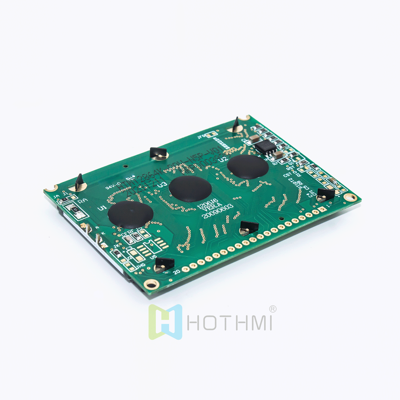 2.7 inch 128x64 LCD Graphic Liquid Crystal Dot Matrix Module | 128 x 64 Graphic LCD Display Module | STN Positive Polarizer | Yellow-Green Backlight