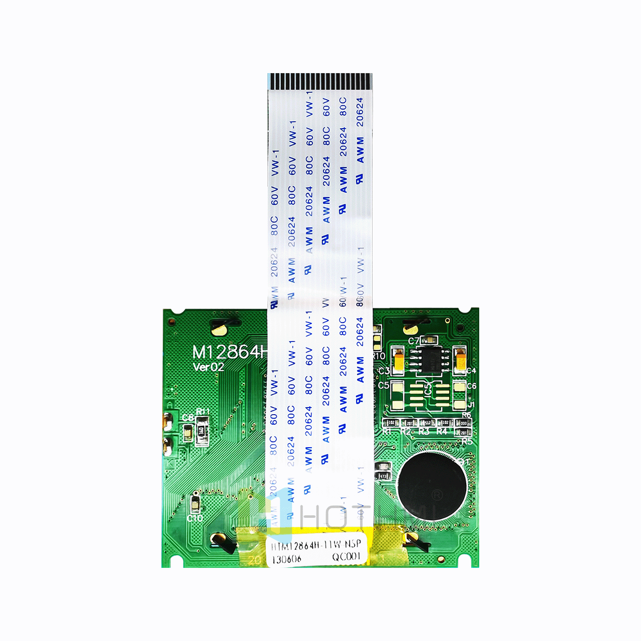 3 inch 128x64 LCD Graphic Display Module With White Backlight