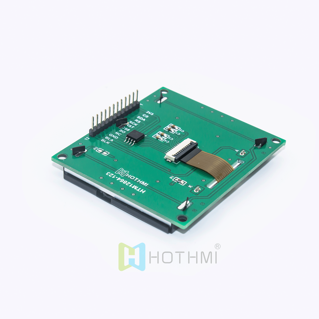 128x64 Graphic LCD Display Module | 3 Inch Graphic LCD Display Module | 3.3V | FSTN +RGB Red Green Blue Backlight | Arduino