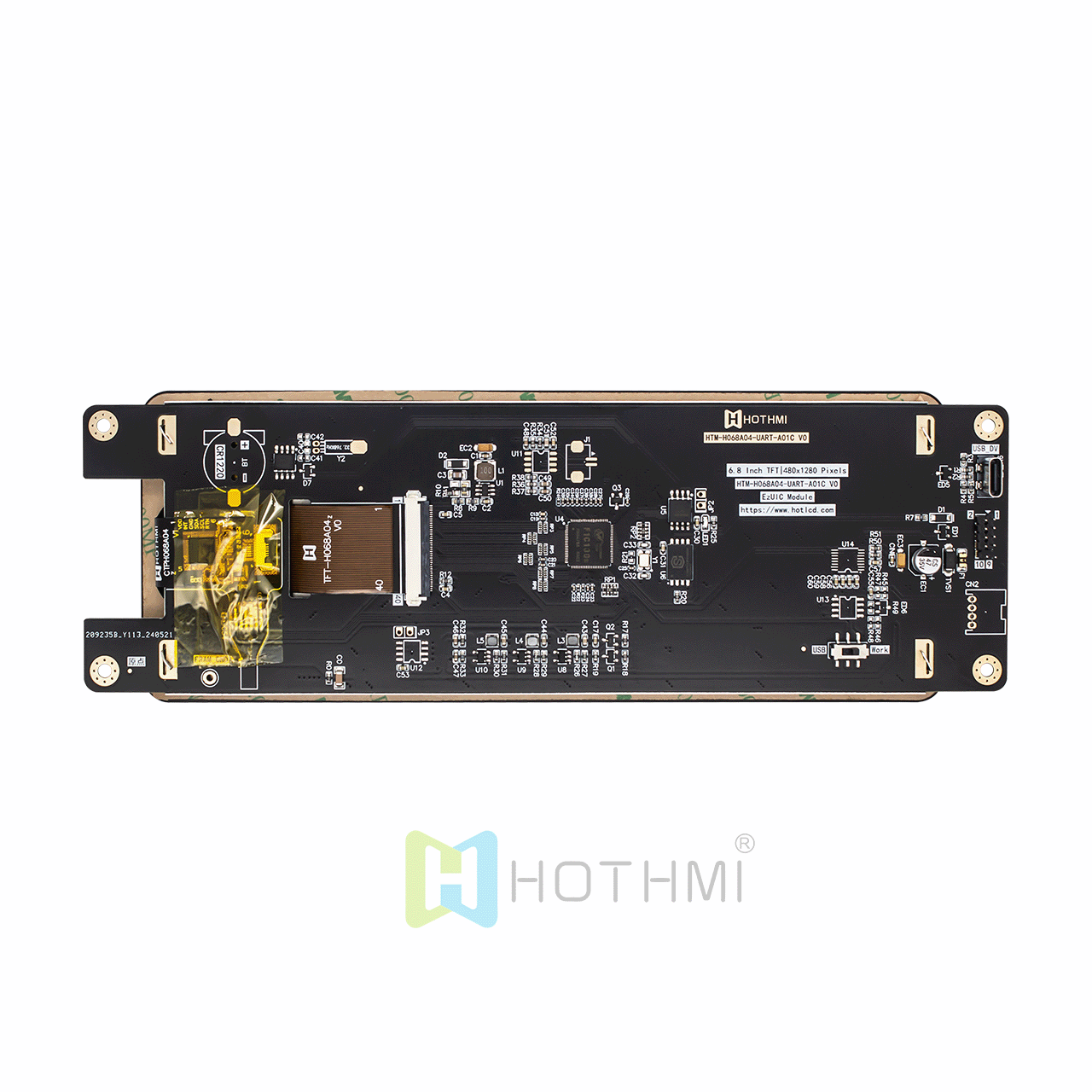 6.86-inch TFT LCD Display Module with Serial UART Interface