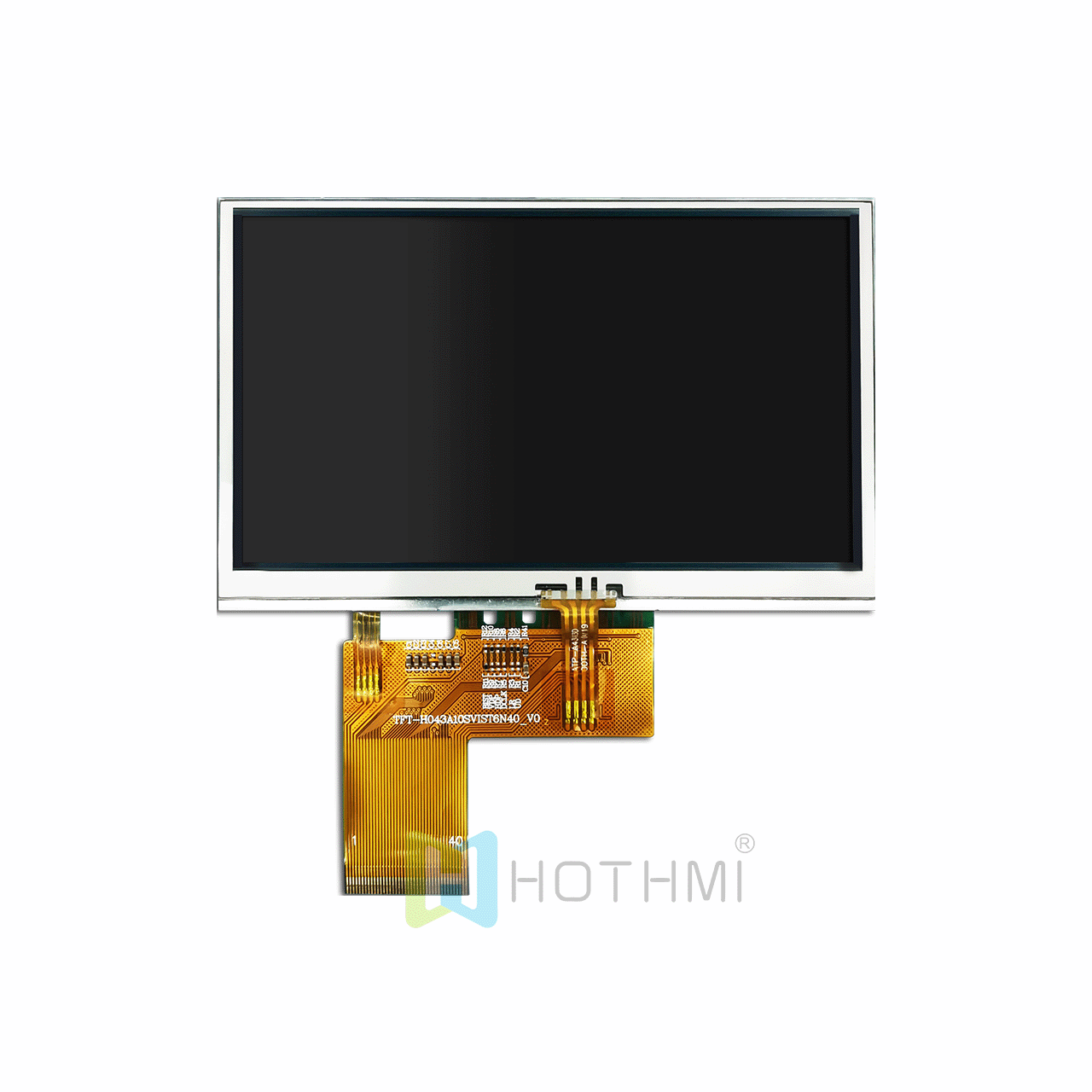 4.3 Inch TFT LCD Display Module | Resistive Touchscreen With ST7262 Controller