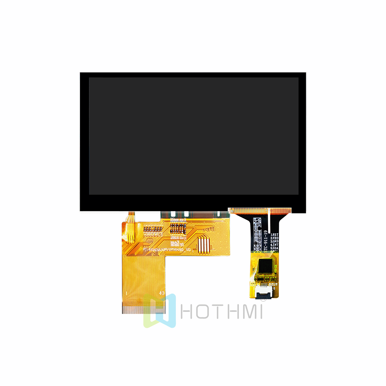 4.3-Inch TFT LCD Display Module With Capacitive Touch Screen