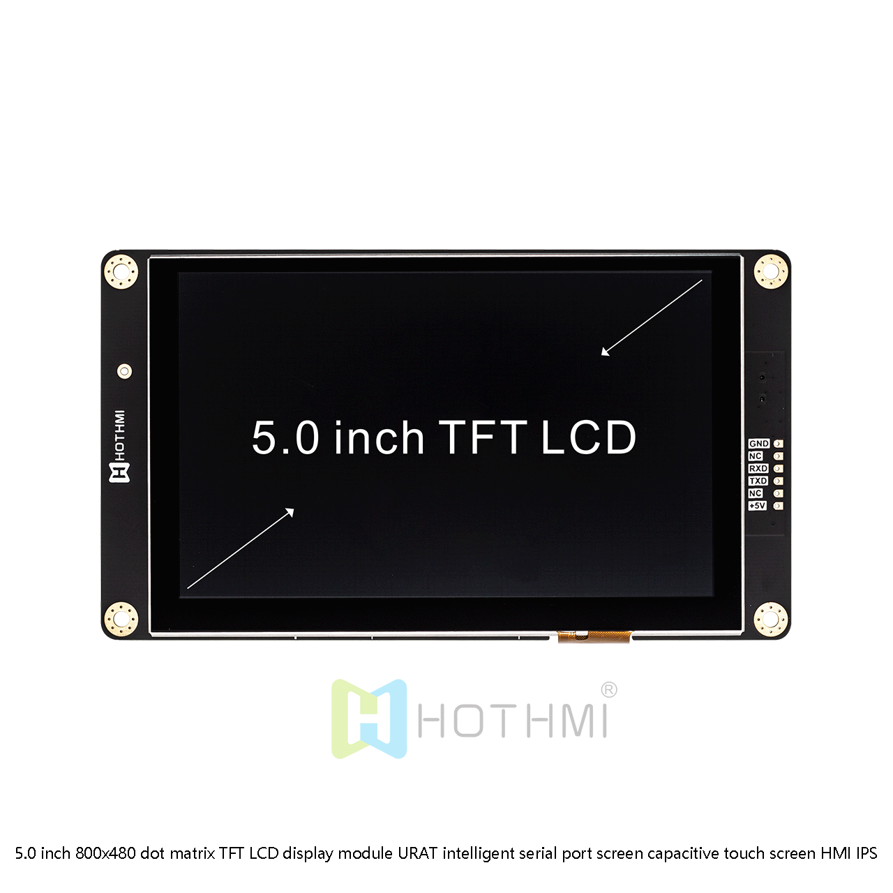5.0 Inch Smart TFT LCD Display With Capacitive Touchscreen