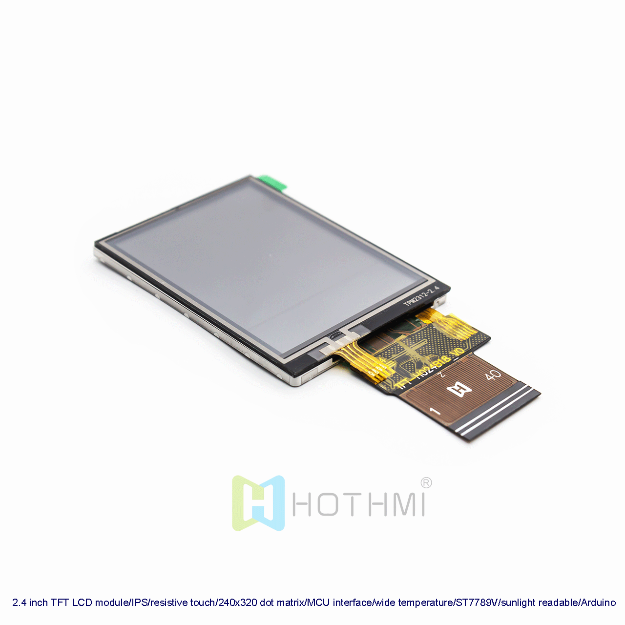 2.4 inch TFT LCD Module With Resistive Touchscreen For Arduino