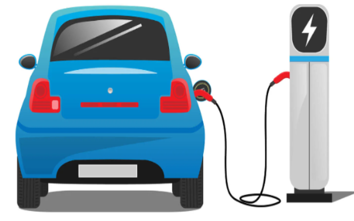 Electric vehicle charging station display