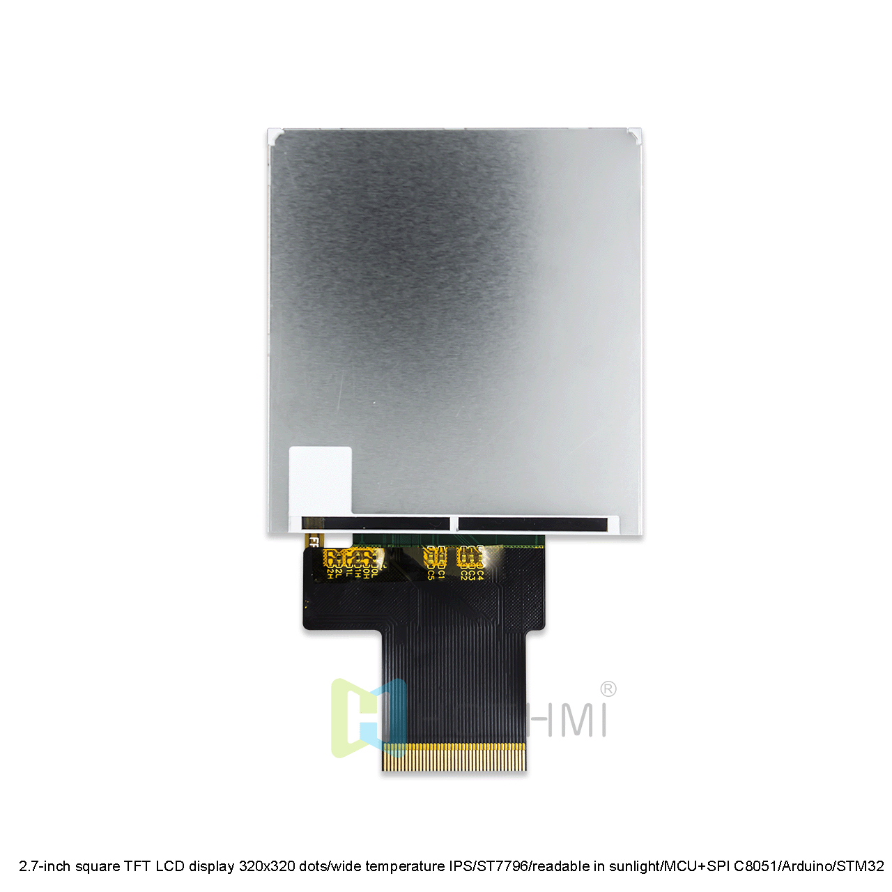 2.7 Inch TFT LCD Display 320x320 Square Screen With ST7796 Controller