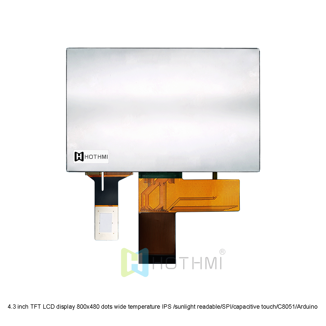4.3 Inch Capacitive Touch TFT LCD Display With MCU Interface