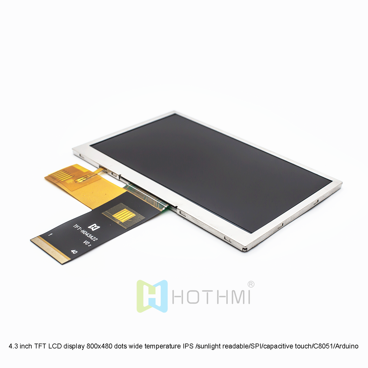 4.3 Inch Capacitive Touch TFT LCD Display With MCU Interface