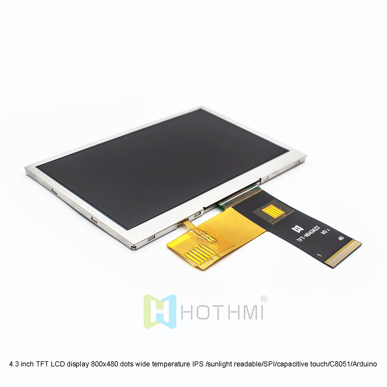 4.3 Inch Capacitive Touch TFT LCD Display With MCU Interface