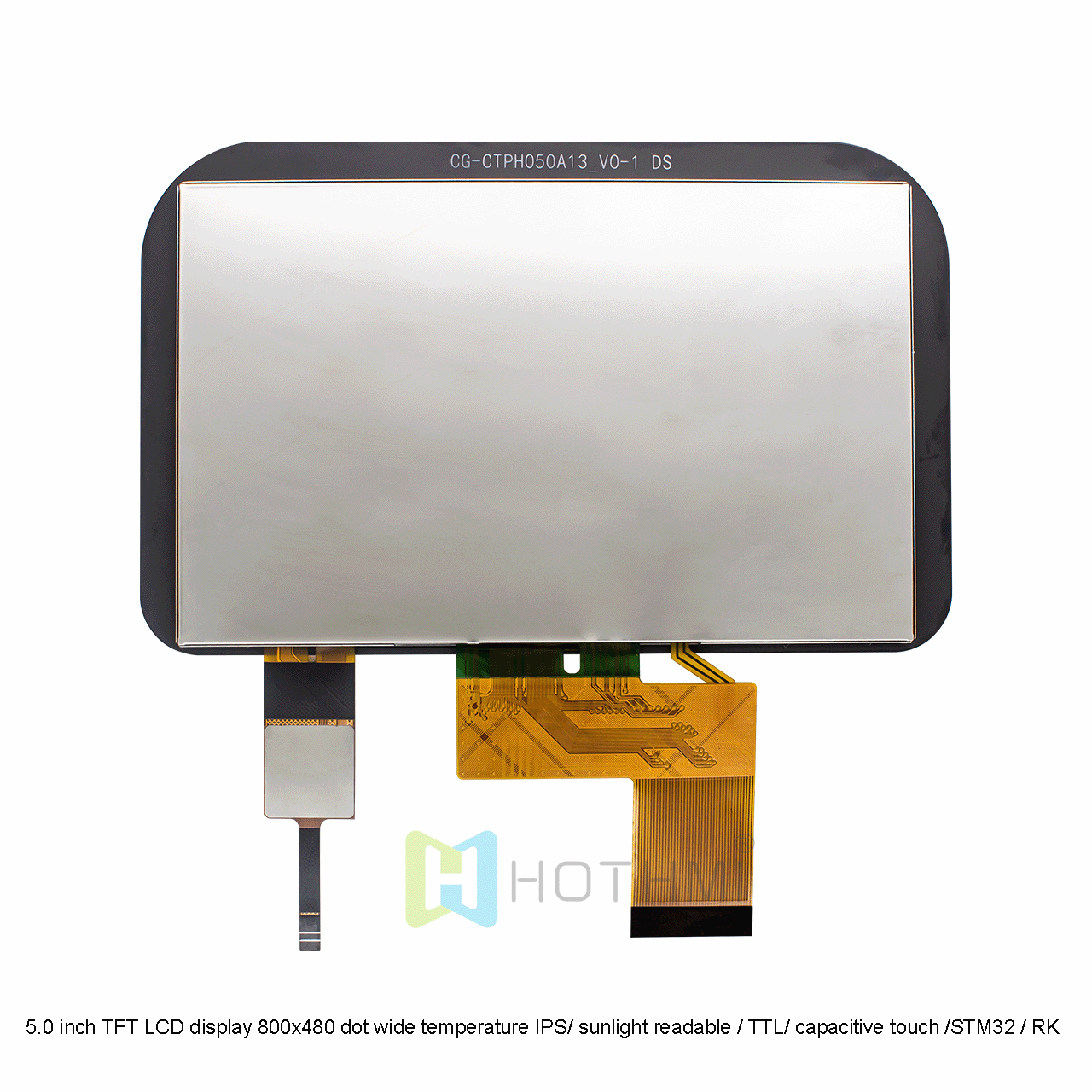 5.0 Inch TFT LCD Display | High Brightness Screen With RGB Interface