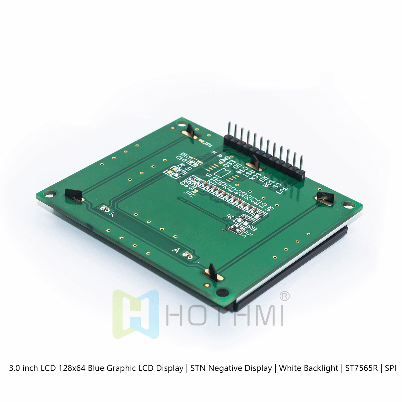 3.0 inch LCD 128x64 Blue Graphic LCD Display | STN Negative Display | White Backlight | ST7565R | SPI arduino