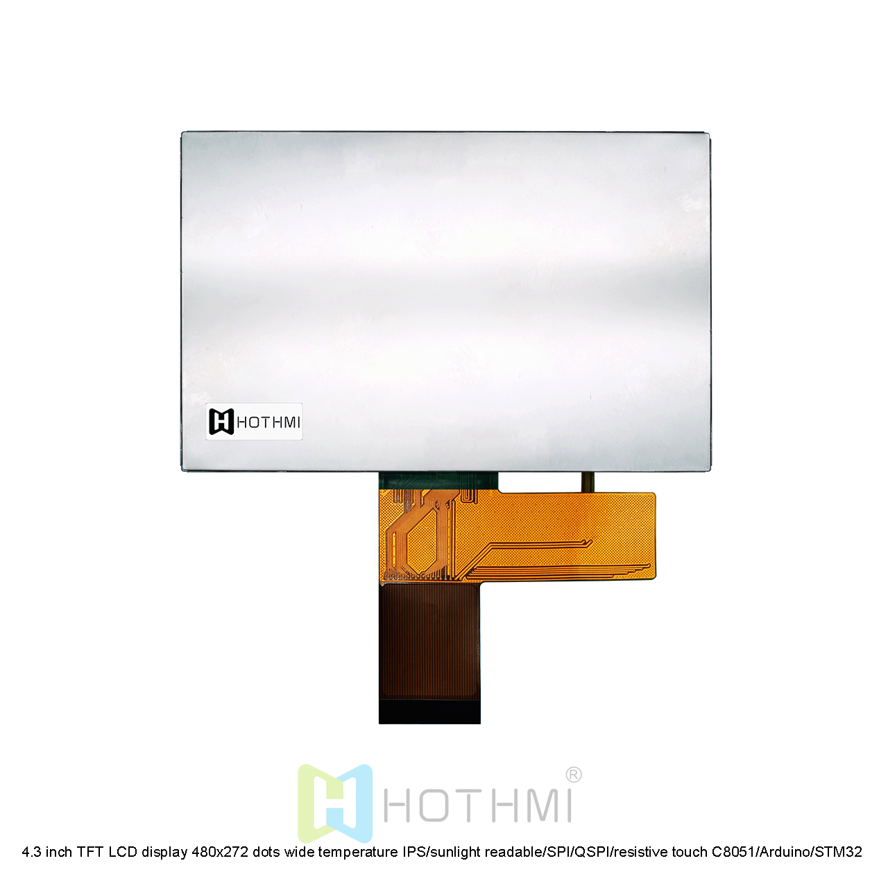 4.3 inch Resistive Touch TFT LCD Display With QSPI Interface